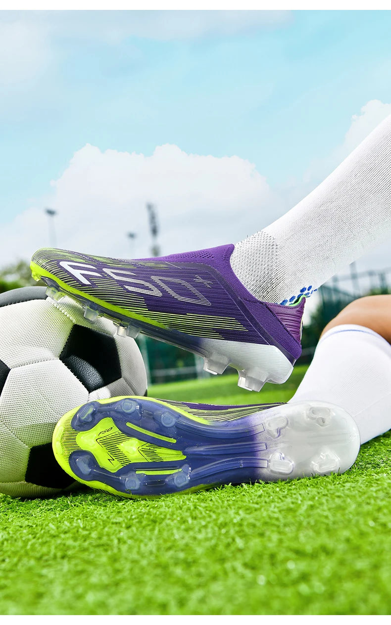 Neue Herren-Fußballschuhe, rutschfeste Indoor-Futsal-Fußballschuhe, Match-Rasenstollen, hochwertige Sneaker, Bestseller, High-Top, Outdoor
