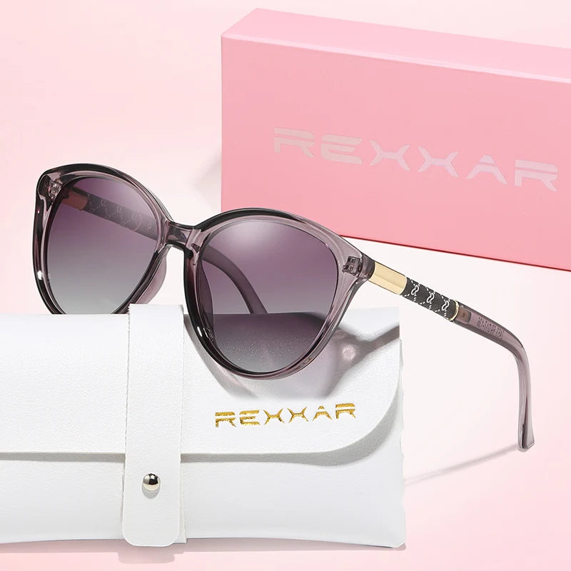 REXXAR polarizované sluneční brýle typu „cat eye“ pro ženy a muže, sexy módní značkové sluneční brýle, nákupy, večírky, brýle pro muže a ženy