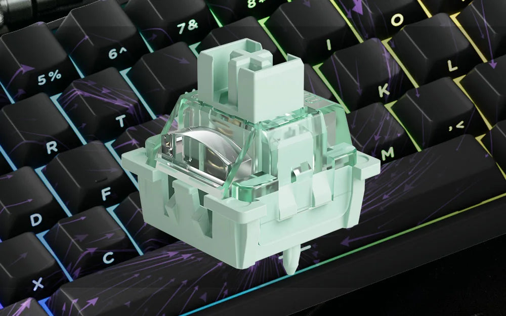 Teclado mecánico MONSGEEK FUN60 PRO&MAX HE con interruptores magnéticos, teclado gaming inalámbrico 60%, Rapid Trigger 8K ARGB personalizable