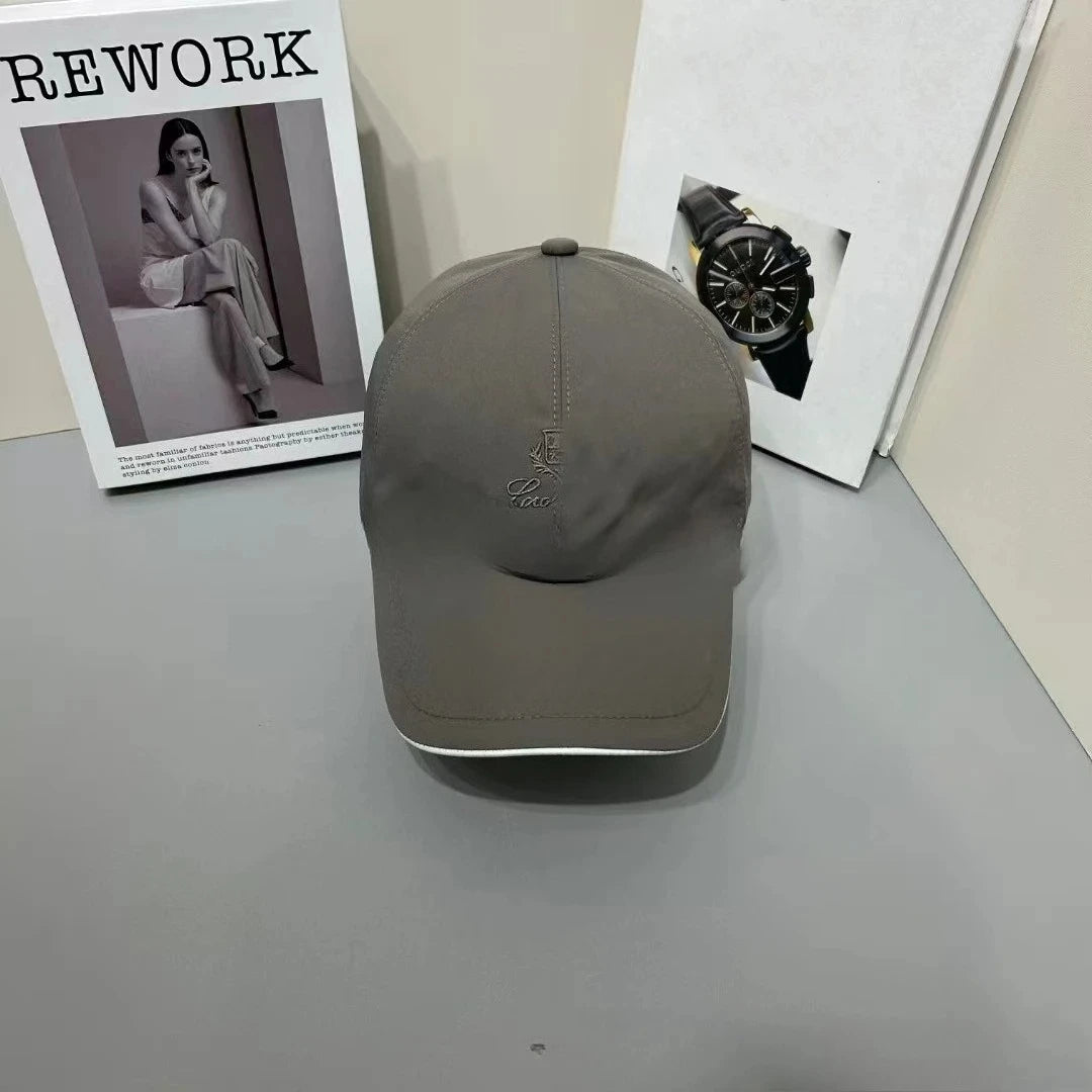 Solid Color Baseball Cap Men Women Fashion All-match Sun Hat