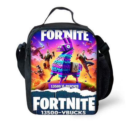 Classic Game FortniteS Child Backpacks Lunch Bag Pencil Case Pupil Large Capacity School Bags For Boy Girl Best Gift