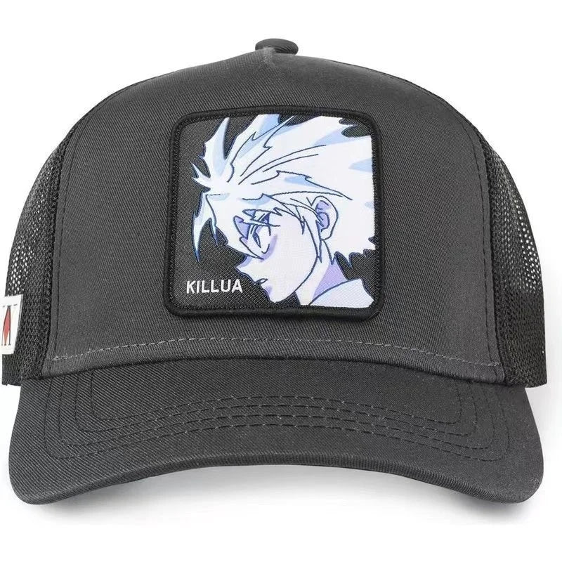 Hunter X Hunter-kasket, sommer-snapback-baseballkasket til mænd, broderet, hiphop-stil, solskærm, justerbar trucker-meshkasket