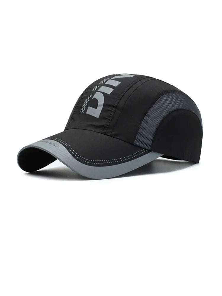 Casquette à visière légère, à séchage rapide et élégante, casquette de baseball unisexe respirante et protectrice contre le soleil, idéale pour les sports de plein air