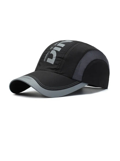 Casquette à visière légère, à séchage rapide et élégante, casquette de baseball unisexe respirante et protectrice contre le soleil, idéale pour les sports de plein air