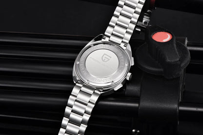 PAGANI DESIGN 2026 Retro Luxury Men's Quartz Watches Sports Chronograph VK63 Watch For Men AR Sapphire Waterproof Leather Clock