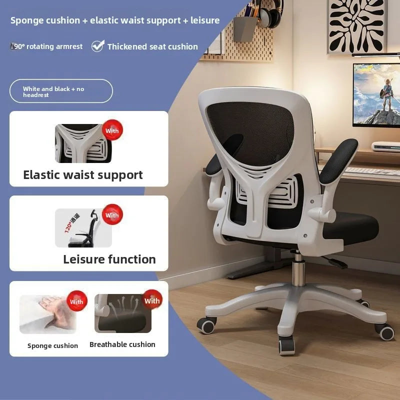 Silla gaming ergonómica para dormitorio u oficina, cómoda para largas horas, silla de escritorio para ordenador, silla gaming cómoda