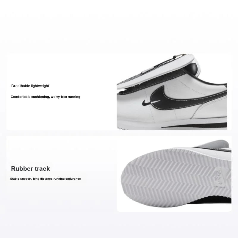 POIZON Nike Cortez Yin And Yang Shroud White Black Women's