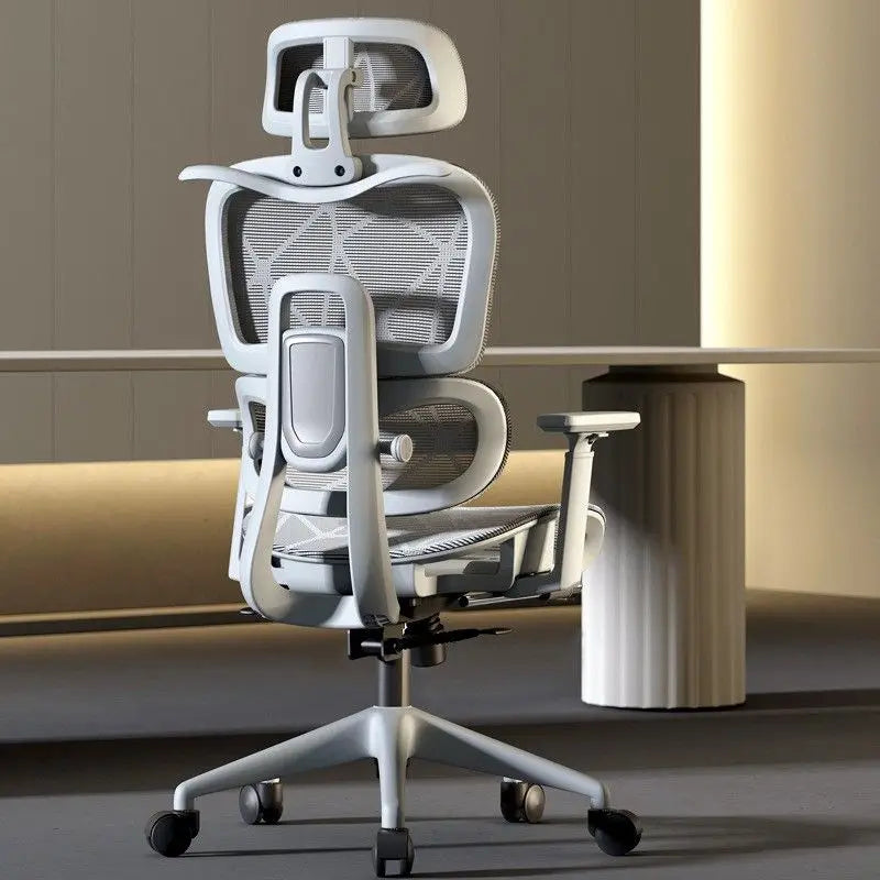Breathable Ergonomic Office Computer Chair Reclining Gaming Chair Comfort Lumbar Support Long Sitting Adjustable Swivel Design