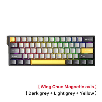 AULA WIN60 HE kabelgebundene Magnetachsen-Tastatur RT Custom mechanische Tastatur für E-Sports-Games mit 8K Polling-Rate