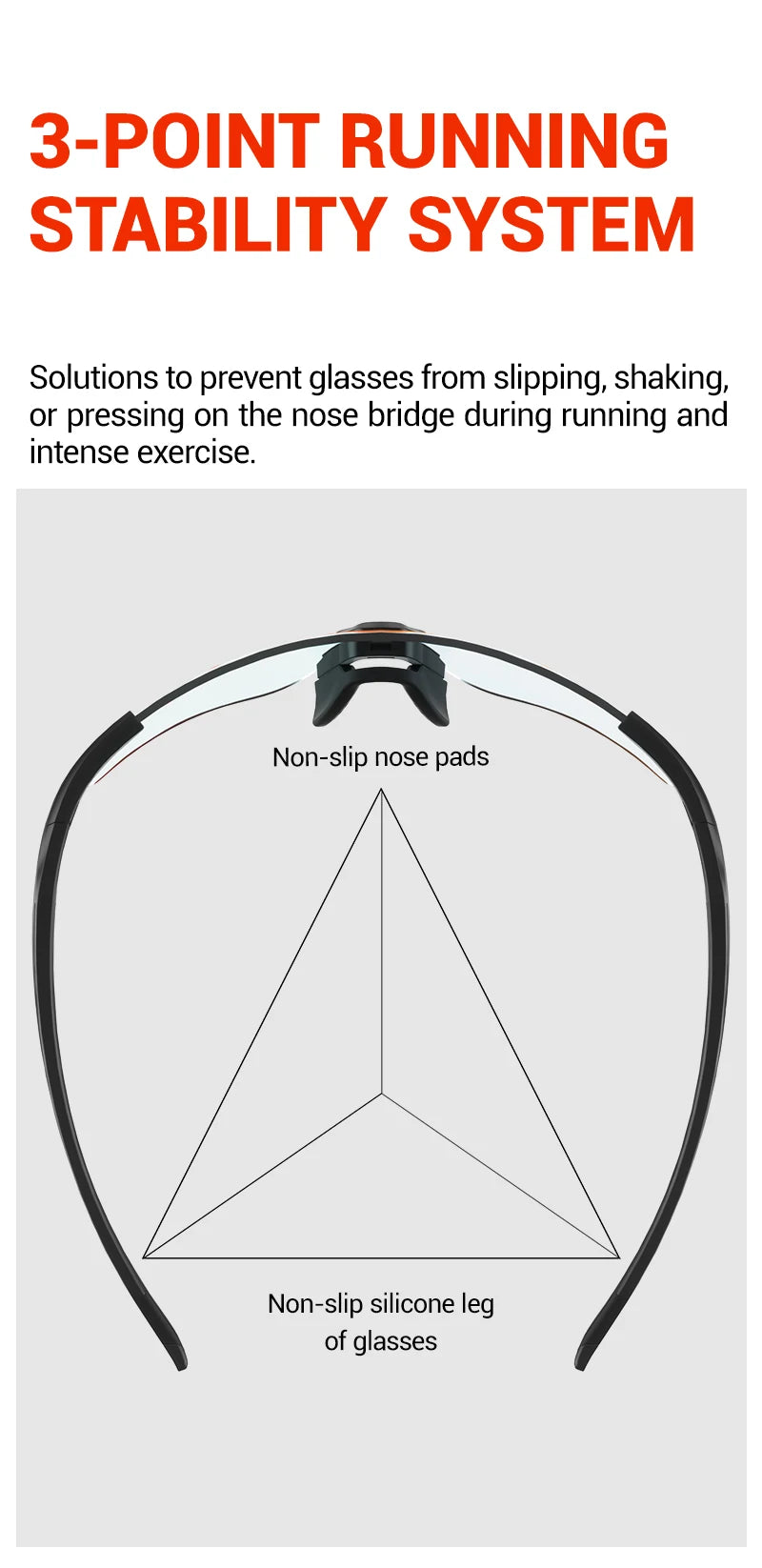 Kapvoe Nové outdoorové běžecké a cyklistické brýle Fotochromatické sluneční brýle pro ženy a muže Sportovní brýle pro maraton a jízdu na kole UV400