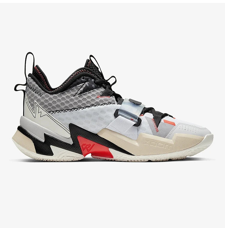 Nike Original JORDAN Herren-Basketballschuhe, Mid-Top, gepolstert, strapazierfähig, CD3002-101