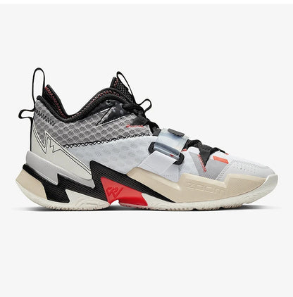 Nike Original JORDAN Herren-Basketballschuhe, Mid-Top, gepolstert, strapazierfähig, CD3002-101