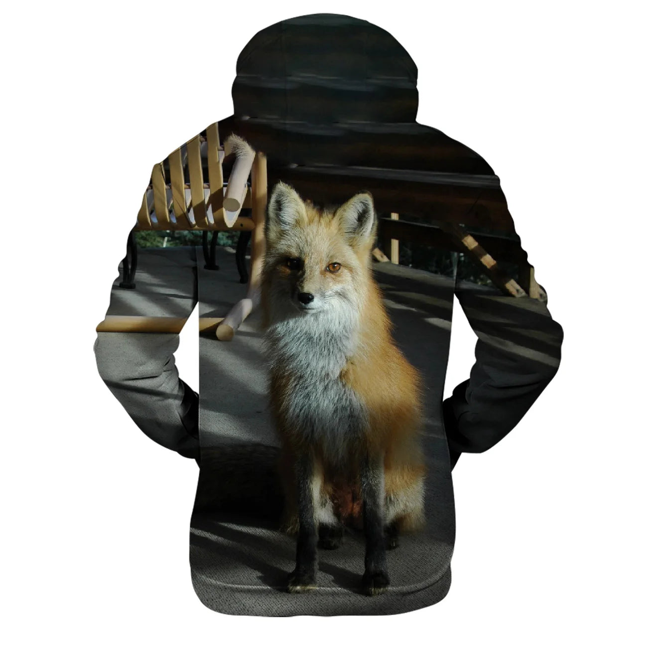 Populära hiphop-hoodies med ny 3D-rävprint, bekväma sweatshirts för män/kvinnor och vuxna/barn, avslappnade pullovers