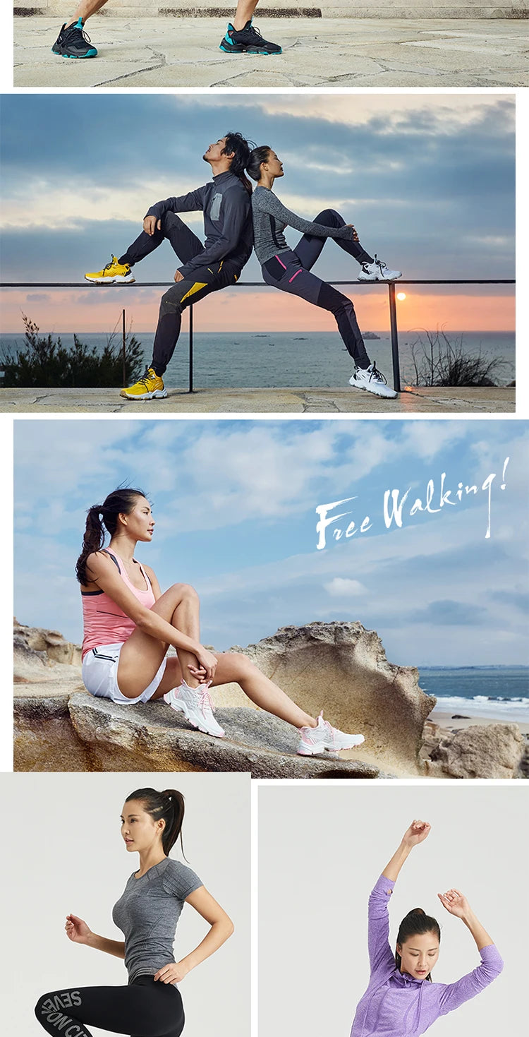 Rax Men's Running Shoes Women Breathable Jogging Shoes Men Lightweight Sneakers Men Gym Shoes Outdoor Sports Shoes Male Zapatos