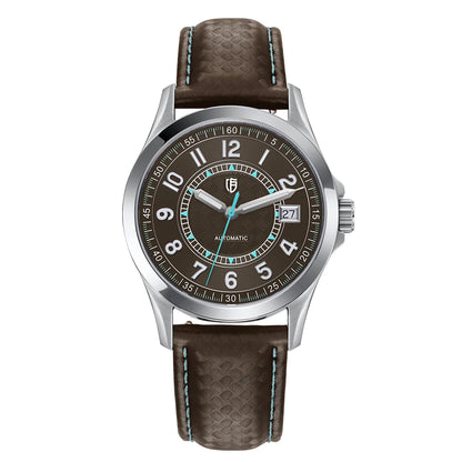 BERNY Automatic Mechanical Watches for Men 38mm Super Luminous PT5000 ST2130 High Precision Luxury Sapphire Wristwatch Easy Read