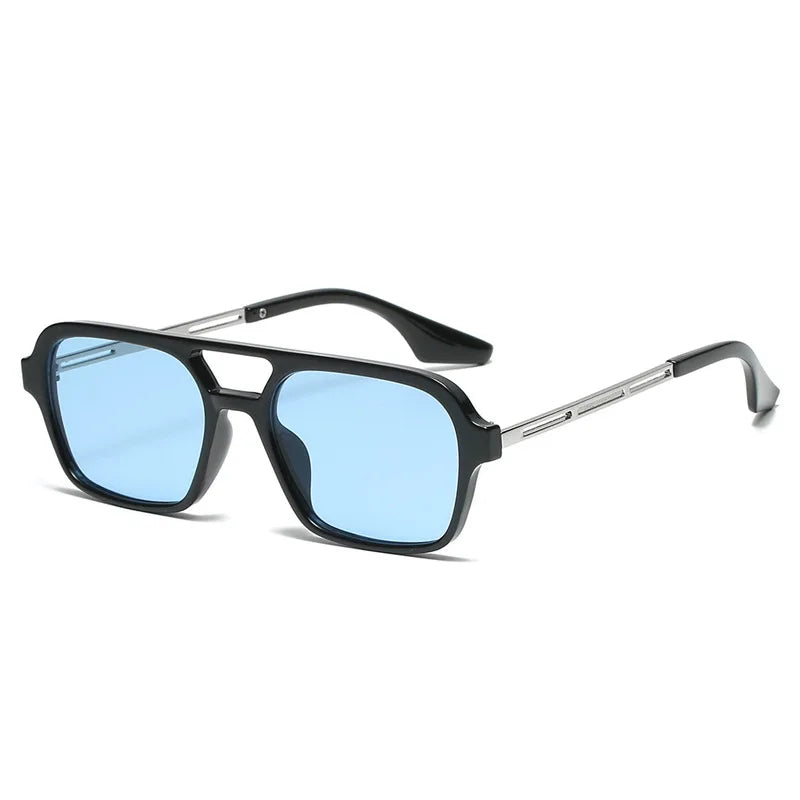 Square Small Frame Double Beam Sunglasses Pilot Retro Sunglasses Instagram Popular Classic Sunglasses 3517