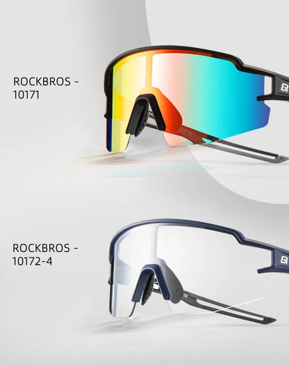 ROCKBROS Cyklistické brýle Fotochromatické brýle Cyklistické brýle Ochranné brýle Větruodolné Cyklistické Outdoorové sportovní sluneční brýle