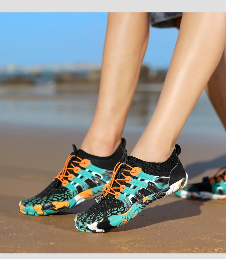 Aqua Shoes Barefoot Beach Shoes Adults Kids Gym Outdoor Training Footwear Unisex Quick-Drying Breathable Sneakers Size 28-46