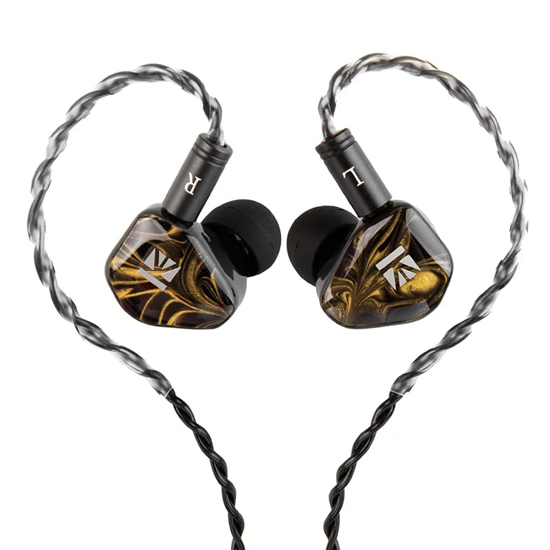 KBEAR KB01 diaphragme de béryllium 10MM dynamique Drvier écouteur HIFI musique casque filaire Sport écouteurs dans l'oreille moniteur casque IEM