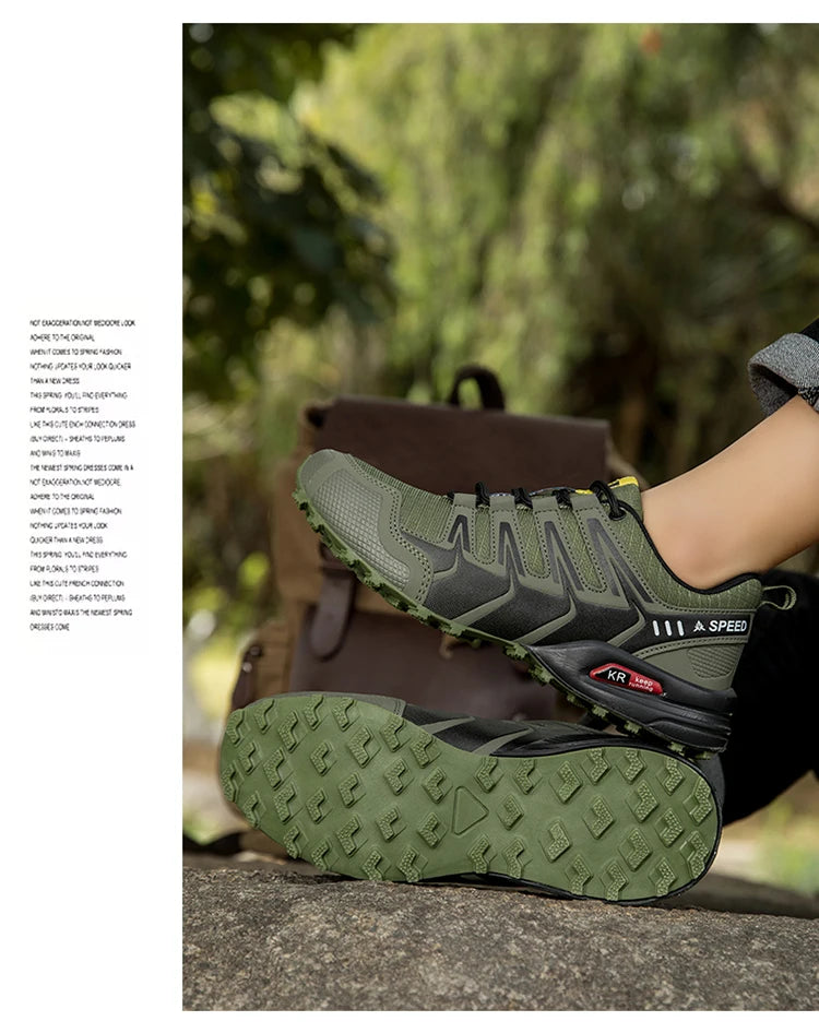 Men's Hiking Shoes Waterproof Non-slip Hiking Hiking Sports Shoes Camping Training Hunting Tactical Shoes Men's Cycling Shoes