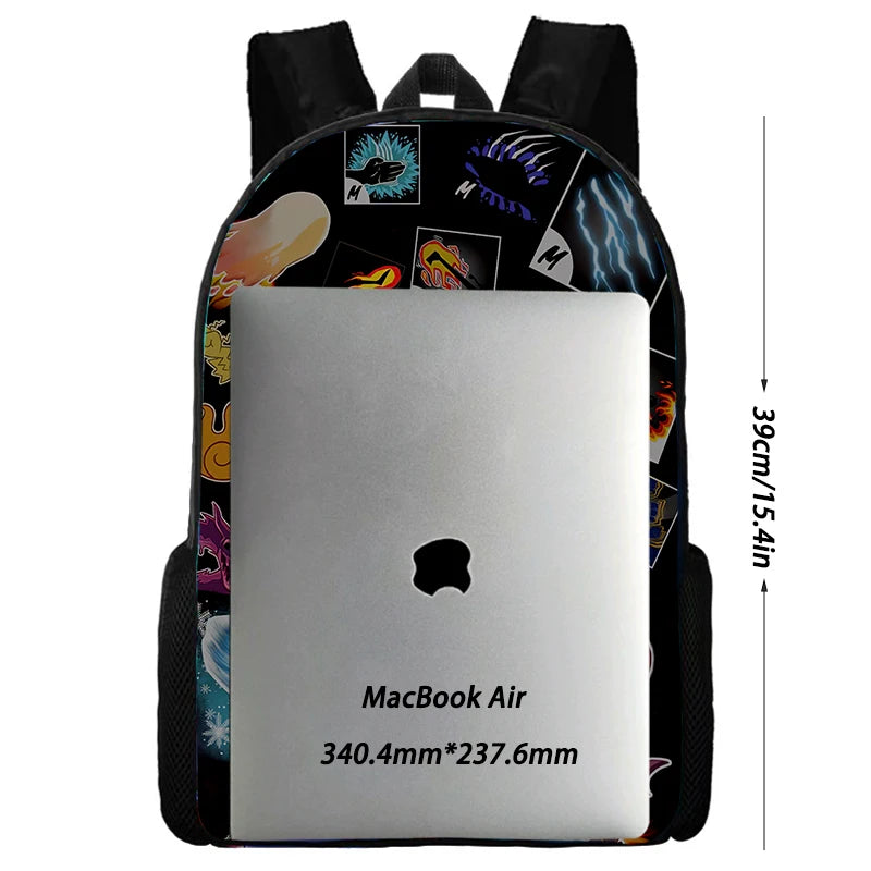 Mochilas Infantis Populares FortniteS para Rapazes e Raparigas, Presente de Aniversário para Estudantes, Mochilas Escolares Unissexo para Crianças, Mochila de Campismo Resistente