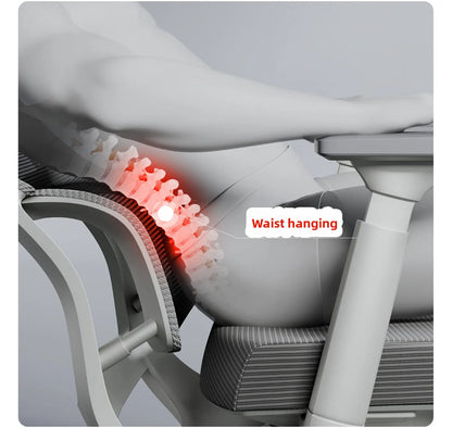 Ergonomic Office Chair with Lumbar Support, Adjustable Height Gaming Chair, Comfortable Computer Chair with Swivel Recliner Design for Home & Office