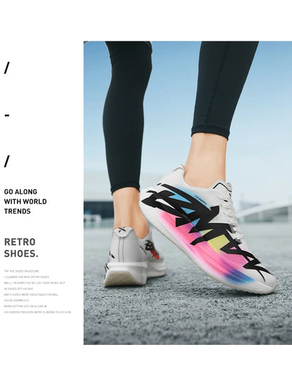 Sports Shoes for Men, Casual Running Shoes, Unisex Jogging Shoes, Popcorn Outsole, Lightweight Breathable Sports Shoes, Women's Non-Slip Shock-Absorbing Athletic Running Shoes 34-44