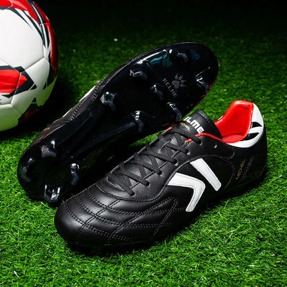 Chaussures de football KELME TF - Crampons en cuir de veau - Chaussures de futsal professionnelles - Baskets d'entraînement de football originales ZX80011017