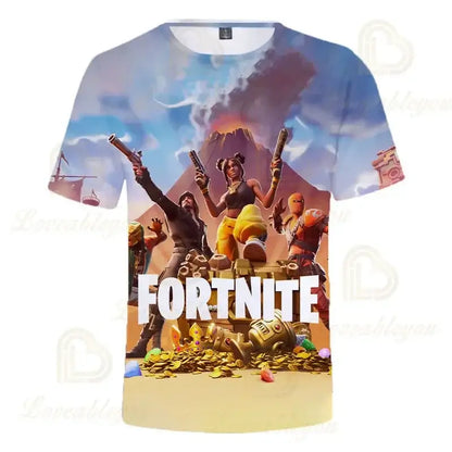 Fortnite Men and Women Victory Children's Wear Battle Royale 3d Swearshirt Boys Girls Clothes Tops Kids T-shirt Hero Teen Tops