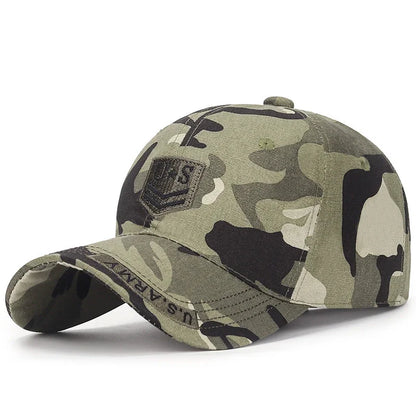 Casquette de baseball camouflage à visière en coton doux, printemps-automne, pour les loisirs en plein air, polyvalente