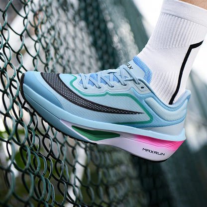 Chaussures de course pour homme : baskets d'automne respirantes, de marathon, professionnelles, légères, plates, confortables et décontractées pour homme