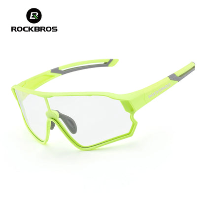 ROCKBROS Dětské polarizované fotochromatické cyklistické brýle s ochranou UV400, sluneční brýle pro outdoorové sporty, dětské brýle na horská kola (MTB)
