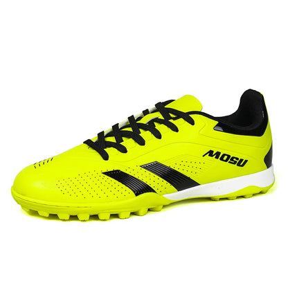 New Men's and Women's Football Shoes, Indoor and Outdoor Sports Shoes with Long and Broken Studs for Football Training Mat
