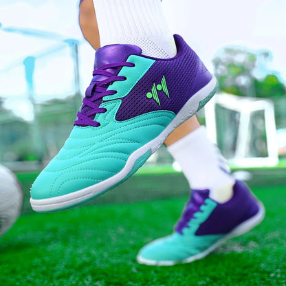 Chaussures de football pour homme neuves de haute qualité, à tige haute, pour gazon naturel et futsal, antidérapantes, pour matchs en salle et en extérieur, best-sellers des sports de plein air
