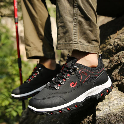 Zapatos de piel para hombre, calzado casual para hombre, zapatillas de primavera, otoño e invierno, calzado masculino tipo tenis, ligero para caminar
