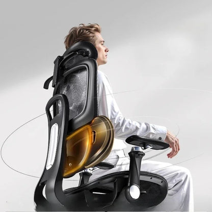 Modern Gaming Chair Racing Style Ergonomic Office Chair with Headrest & Footrest, Comfortable Gamer Desk Chair for Home, Computer Setup and Work