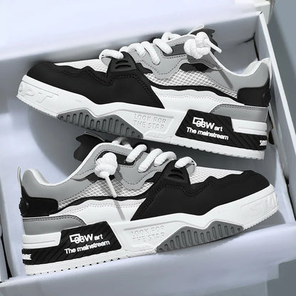 Breathable men's shoes, casual skate shoes, sports shoes, daily fitness training, outdoor hiking, street walking. Unisex, suitab