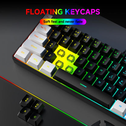 2026 New Best-Selling Portable Wired Mini-Mechanical Keyboard K61 Mini-Keyboard, Suitable For Playing Games, Compact And Conveni