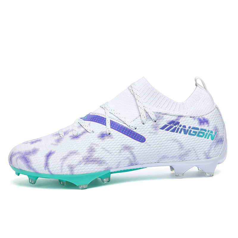 Chaussures de football pour homme, crampons, chaussures de football professionnelles, mailles respirantes, football junior, baskets antidérapantes pour homme, Society Chuteira