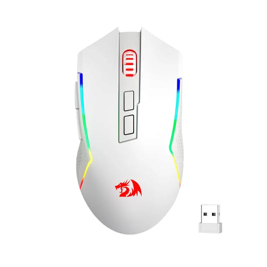 Ratón gaming Redragon M693 inalámbrico/con cable BT y Bluetooth 2.4G, 8000 DPI, conexión de 3 modos, retroiluminación RGB para PC/Mac/portátil