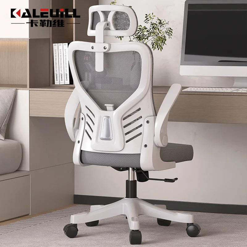 Cadeira de escritório para computador ergonómica, estudo sedentário, mahjong, conferência e dormitório