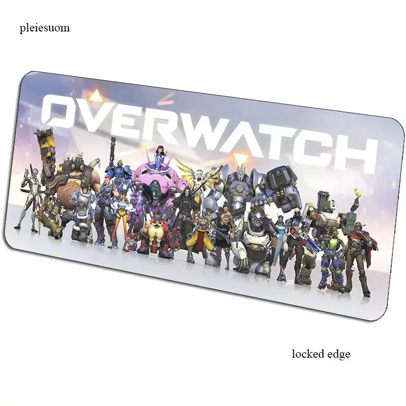 „Overwatch“ pelės kilimėlis su HD spauda, žaidimų pelės kilimėlis, 900x400x3mm, gamerio kompiuterio stalo kilimėlis, pigiausias nešiojamojo kompiuterio pelės kilimėlis PC