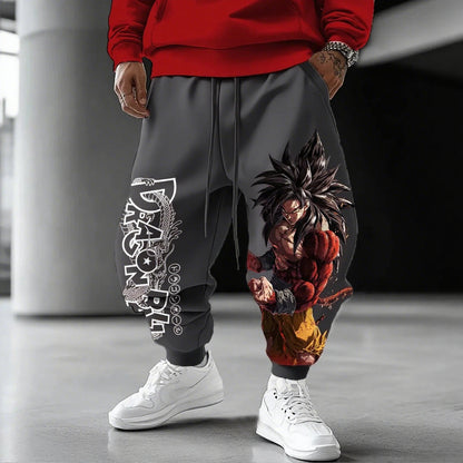 2026 Sommer Dragon Ball Goku 3D-Print-Jogginghose, schnelltrocknende Oversized Outdoor Hip-Hop-Freizeithose für Herren, Damen und Kinder, Y2K