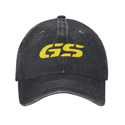 GS Weltkarte Motorrad-Trucker-Cap Herrenmode-Hüte Sonnenkappen Angelhut Atmungsaktive Baseballkappen aus Polyester-Netzgewebe für den Sommer