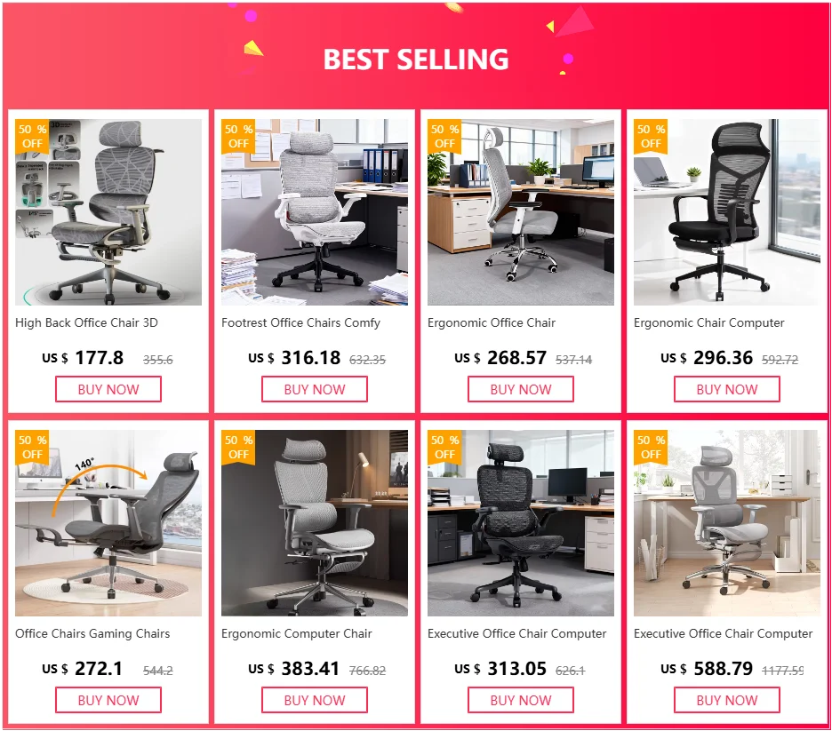 High Back Office Chair 3D Headrest Gaming Chairs Adjustable Computer Relaxing Massage Cadeira Gamer Ergonomic Office Furniture