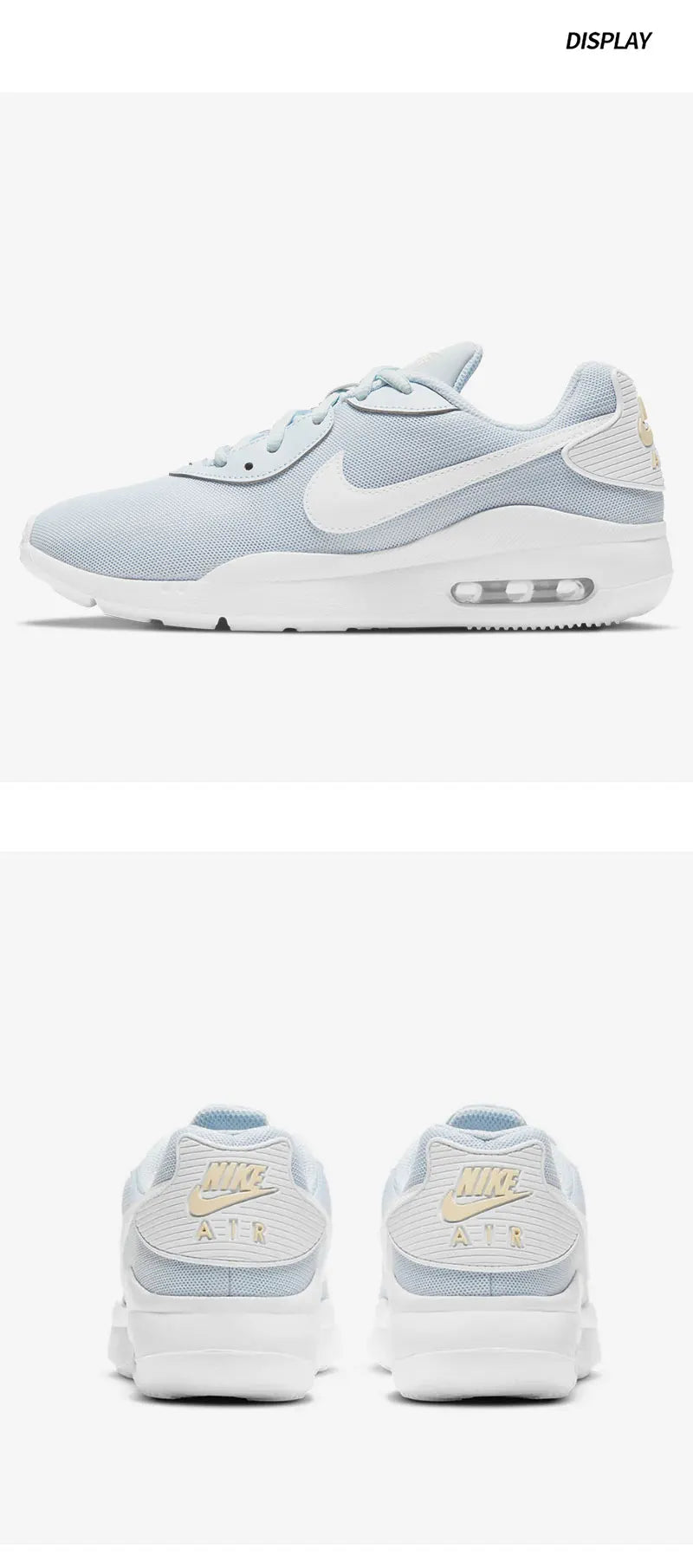 Chaussures de course Nike AIR MAX pour femme, basses, légères, à amorti pneumatique, modèle CD5448-401