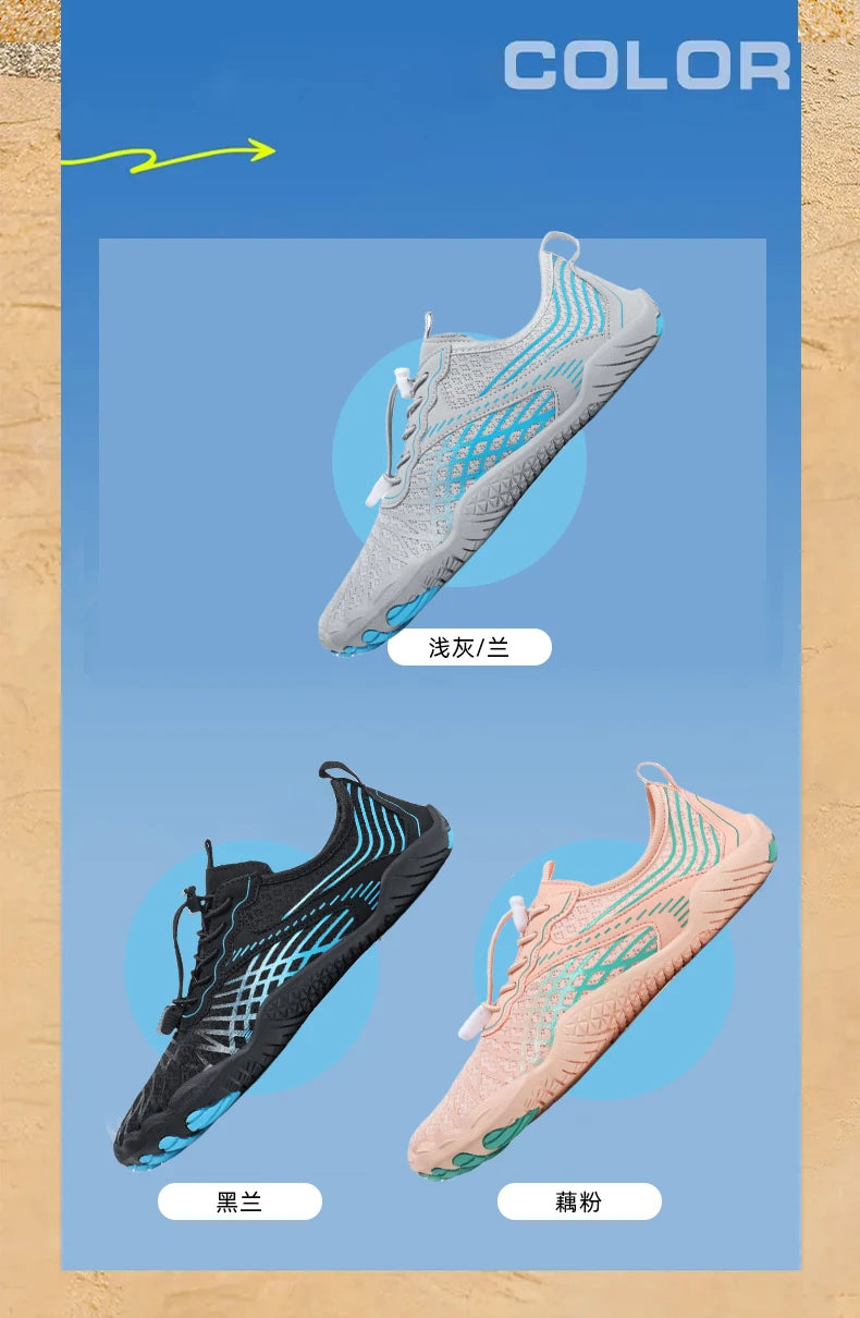 Chaussures neutres et confortables, chaussures pour les pieds nus, chaussures de sports nautiques, chaussures de fitness et de course à pied, chaussures de plein air et de plage, chaussures respirantes à séchage rapide