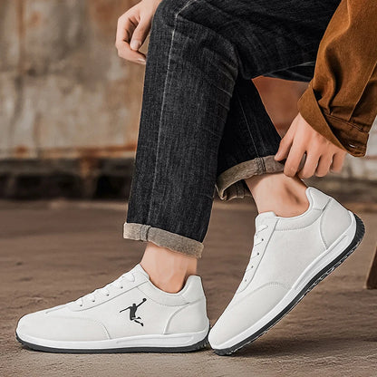 Men's Shoes, Spring and Autumn Trendy Styles, New Cross-Border Models, White, Black, Red Sneakers, Soft-Soled Breathable Men's Low-Top Versatile Casual Shoes