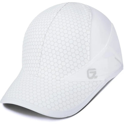 GADIEMKENSD Stretch Running Hat with Soft Brim, Quick Dry Baseball Cap Casual Breathable Adjustable Sun Protection Hats