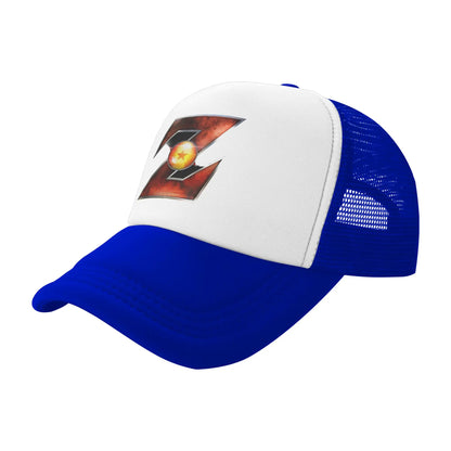 Adult Dragon Ball  Z Logo Trucker Caps Mesh Baseball Cap Polyester  Hats Trucker Hat Breathable Sports Cap Summer